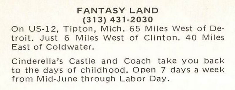 Fantasy Land - Vintage Postcard (newer photo)